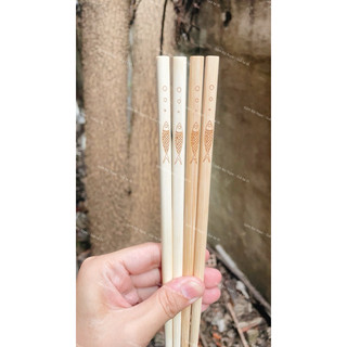 Đũa Tre Chạm Khắc Hình Cá Dễ Thương - Mộc Mạc - Phụ Kiện Nhà Bếp - Chụp Ảnh - Trang Trí