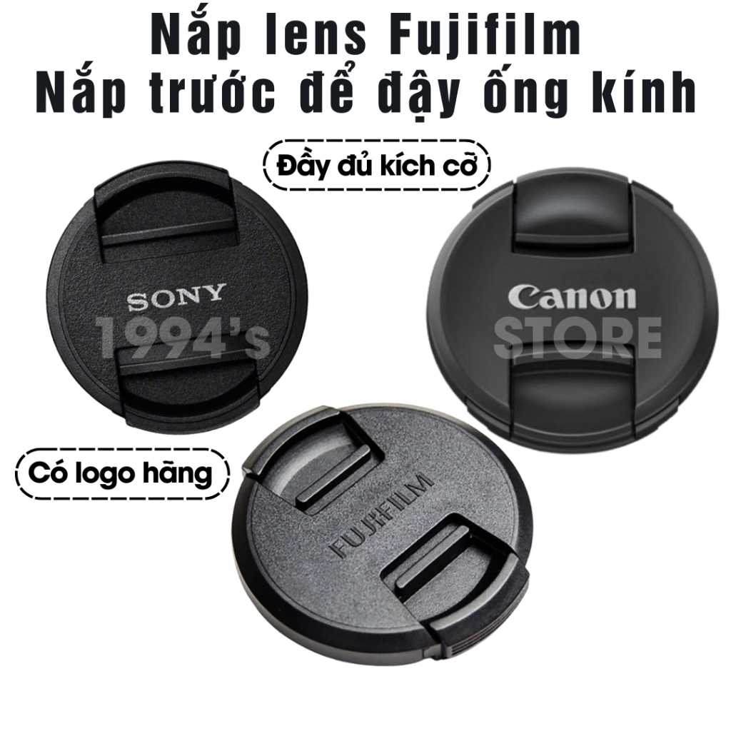 10-Pack 72mm Snap-On Lens Caps – Universal Fit For Fujifilm, Canon, Sony, Nikon, Pentax