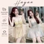 HT144 Váy ngủ sexy ren xuyên thấu có GỌNG kèm ĐỆM LÓT, đồ ngủ dáng xoè tôn dáng gợi cảm HT144