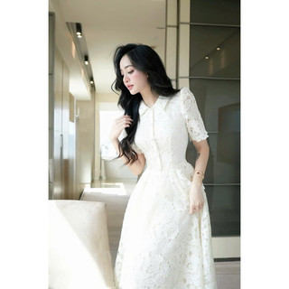 VÁY REN KHUY ĐÍNH NGỌC CHANH XẢ BAL