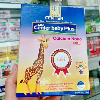 Siro Canxi Center Baby Plus, siro hỗ trợ phát triển chiều cao cho bé, dùng cho trẻ bị còi xương, chậm mọc răng, chậm lớn