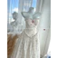 VÁY CORSET HOA FORM DÀI THÊU NỔI TẶNG CỘT TÓC SCRUNCHIES TẶNG TAG HOA RỜI (ẢNH THẬT)