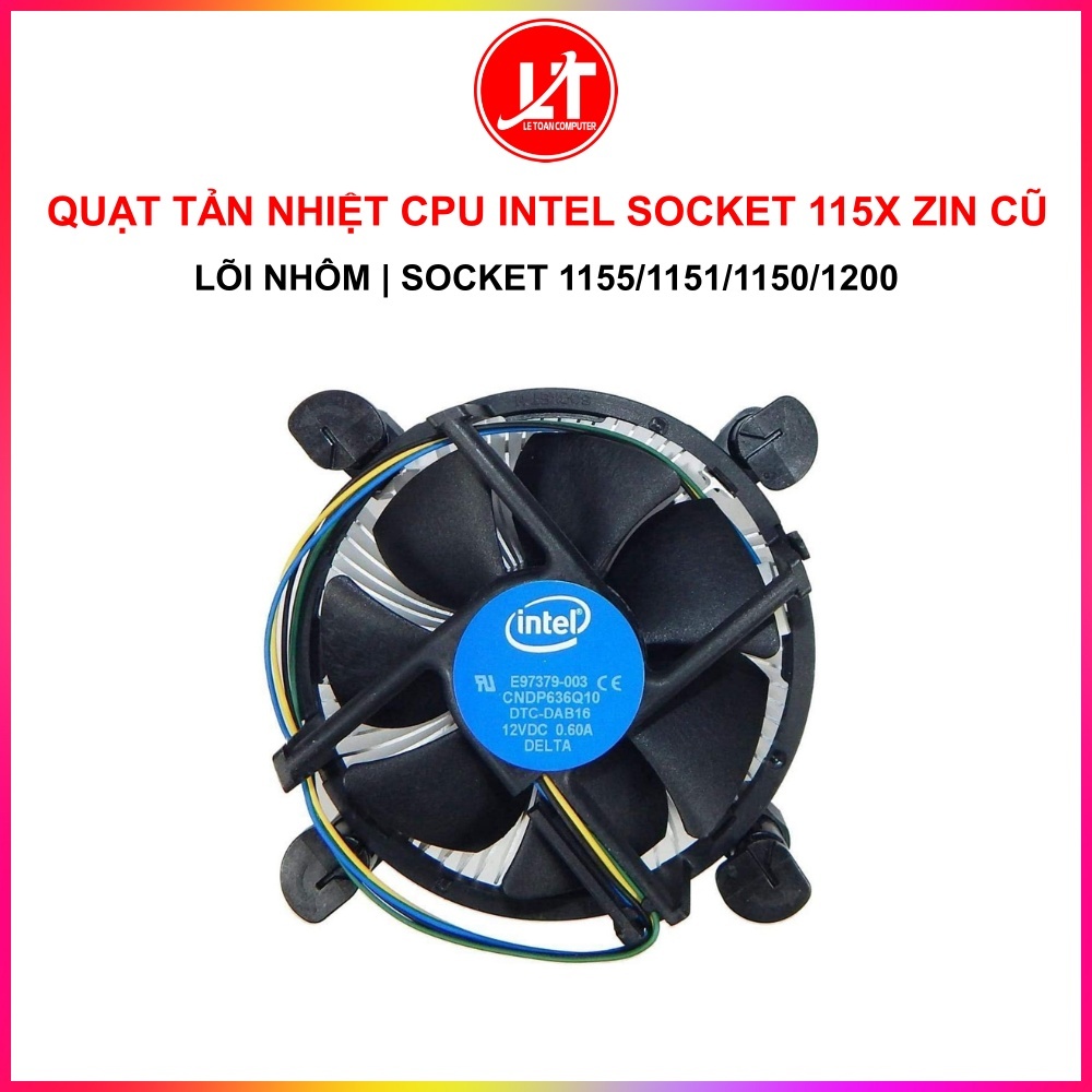 QUẠT TẢN NHIỆT CPU INTEL SOCKET 115X ZIN CŨ | Shopee Việt Nam