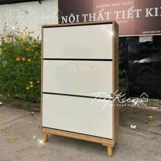 Tủ giày dép đẹp 80cm Nội Thất Tiết Kiệm NTTKTG31