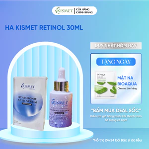 Serum HA retinol Kismet 30ml cấp nước,căng bóng da,ngừa mụn