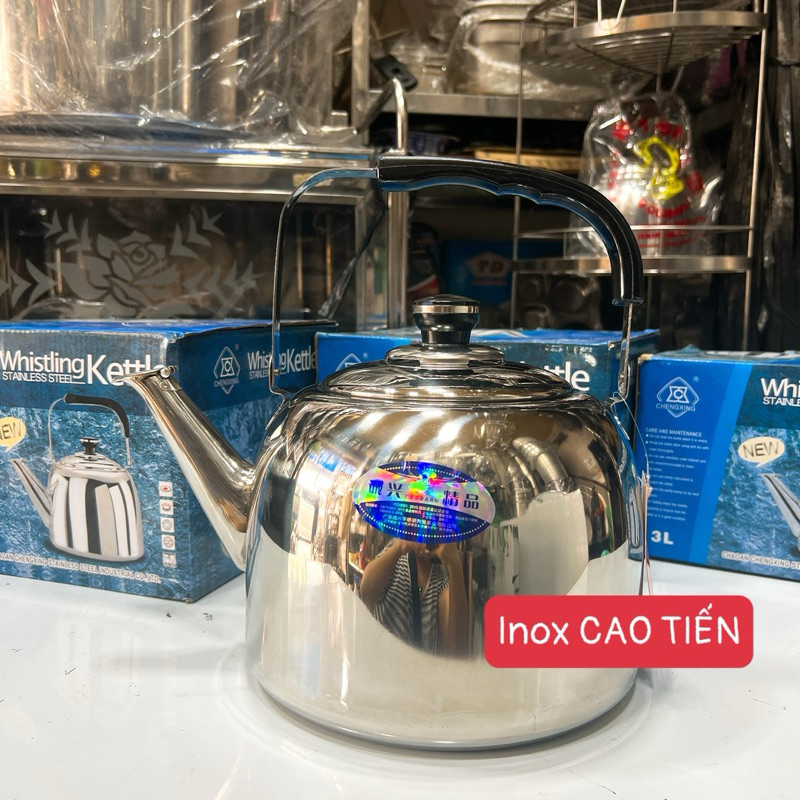 Ấm nấu nước có reo INOX 304 - sử dụng bếp TỪ đủ size | Shopee Việt Nam
