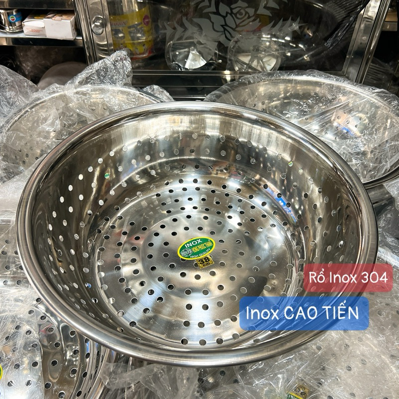 Rổ Inox sâu lòng Size LỚN - Inox 304 cao cấp | Shopee Việt Nam