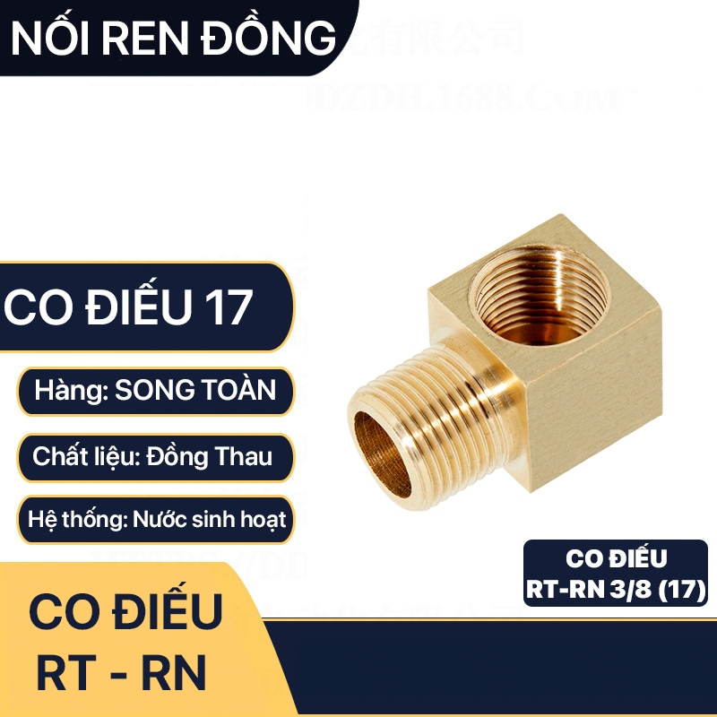 Co Ren Trong Ren Ngoài 3/8(17), Co Điếu Nối Ren Trong Ren Ngoài 9.6 13 ...