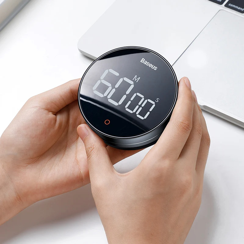 Đồng hộ hẹn giờ đếm ngược Baseus Heyo Rotation LED Countdown Timer