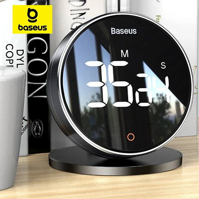 Đồng hộ hẹn giờ đếm ngược Baseus Heyo Rotation LED Countdown Timer