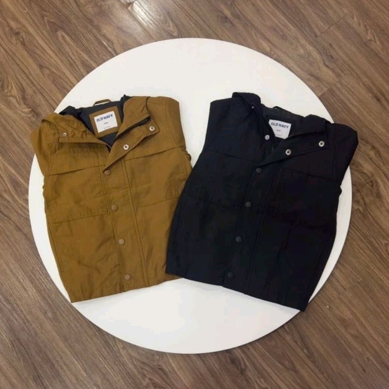(BomoHouse) Áo khoác kaki có nón 2 lớp Oldnavy* size đại - VNXK dư xịn (15-50 kg)