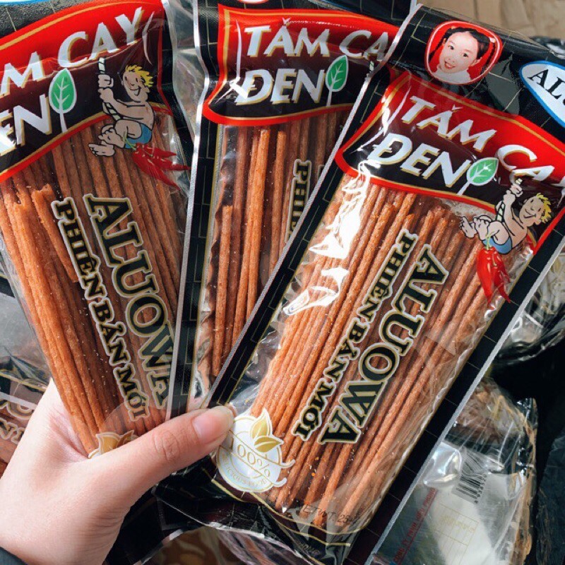 COMBO ĐỒ ĂN VẶT SIÊU CAY 4 MÓN 10 gói Tăm Cay Đen, 1 Pò Quẩy Hộp, 1 Pò Xiên Vừng, 1 Snack Miếng Hằng Đại