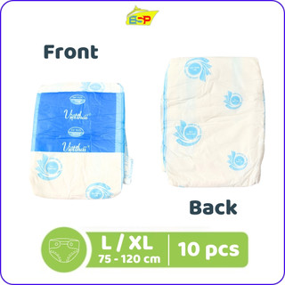 Tã Dán Dành Cho Người Lớn Việt Thái, Bỉm Siêu Thoáng Hút size M, M/L(10 Miếng/bịch)