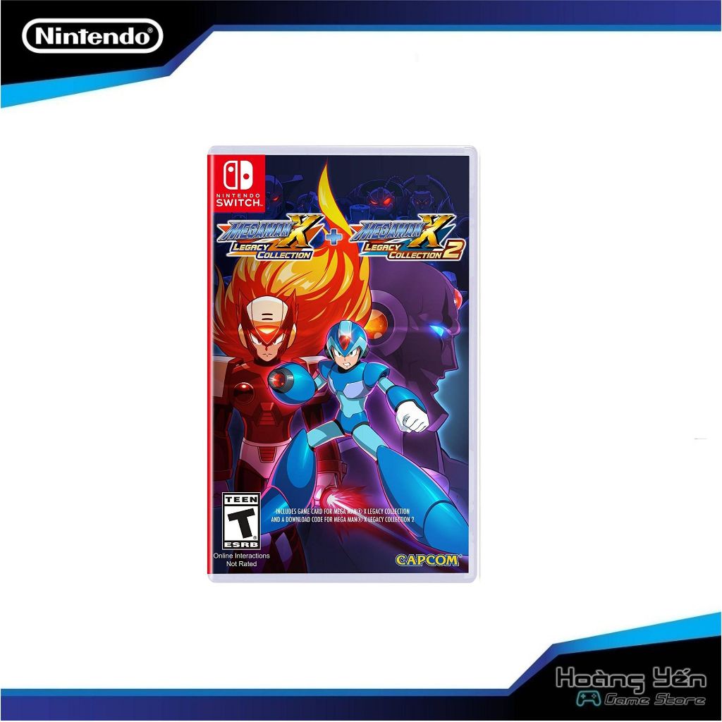 Băng Game Mega Man X Legacy Collection 1+2 Nintendo Switch | Shopee ...