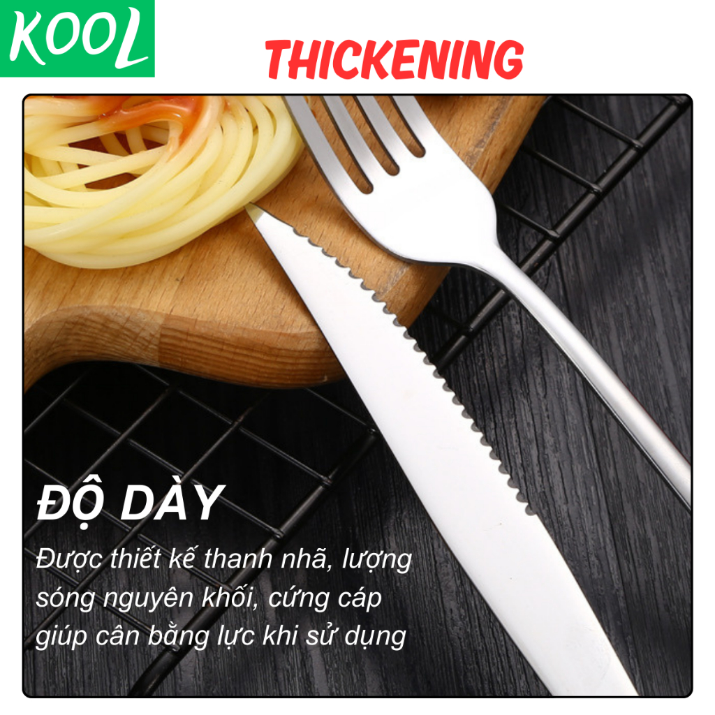 Muỗng thìa ăn inox Hàn Quốc cao cấp sang trọng vá ăn, muôi ăn cơm KOOL -RB11401