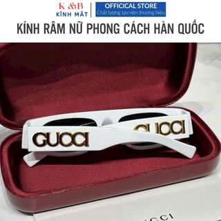 Kính Oval Gọng Nhựa Bảng Nhỏ Đính Logo Cực Hót Chống Tia UV, Thời Trang 2024 - T62 SALE SHOCK 50%