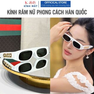 Kính Oval Gọng Nhựa Bảng Nhỏ Đính Logo Cực Hót Chống Tia UV, Thời Trang 2024 - T62 SALE SHOCK 50%