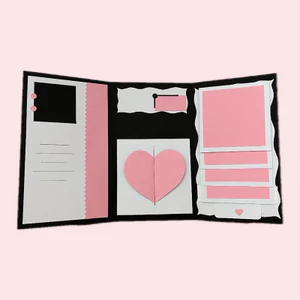 Scrapbook mini 8 ảnh tặng ngày kỉ niệm yêu nhau, sinh nhật, anniversary