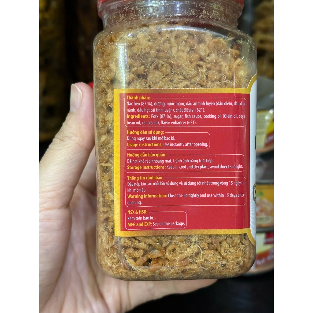 Chà bông giòn Vissan 180g
