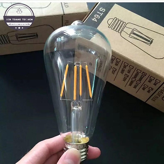 Đèn led Edison ST64, BÓNG ĐÈN LED TRANG TRÍ | Shopee Việt Nam