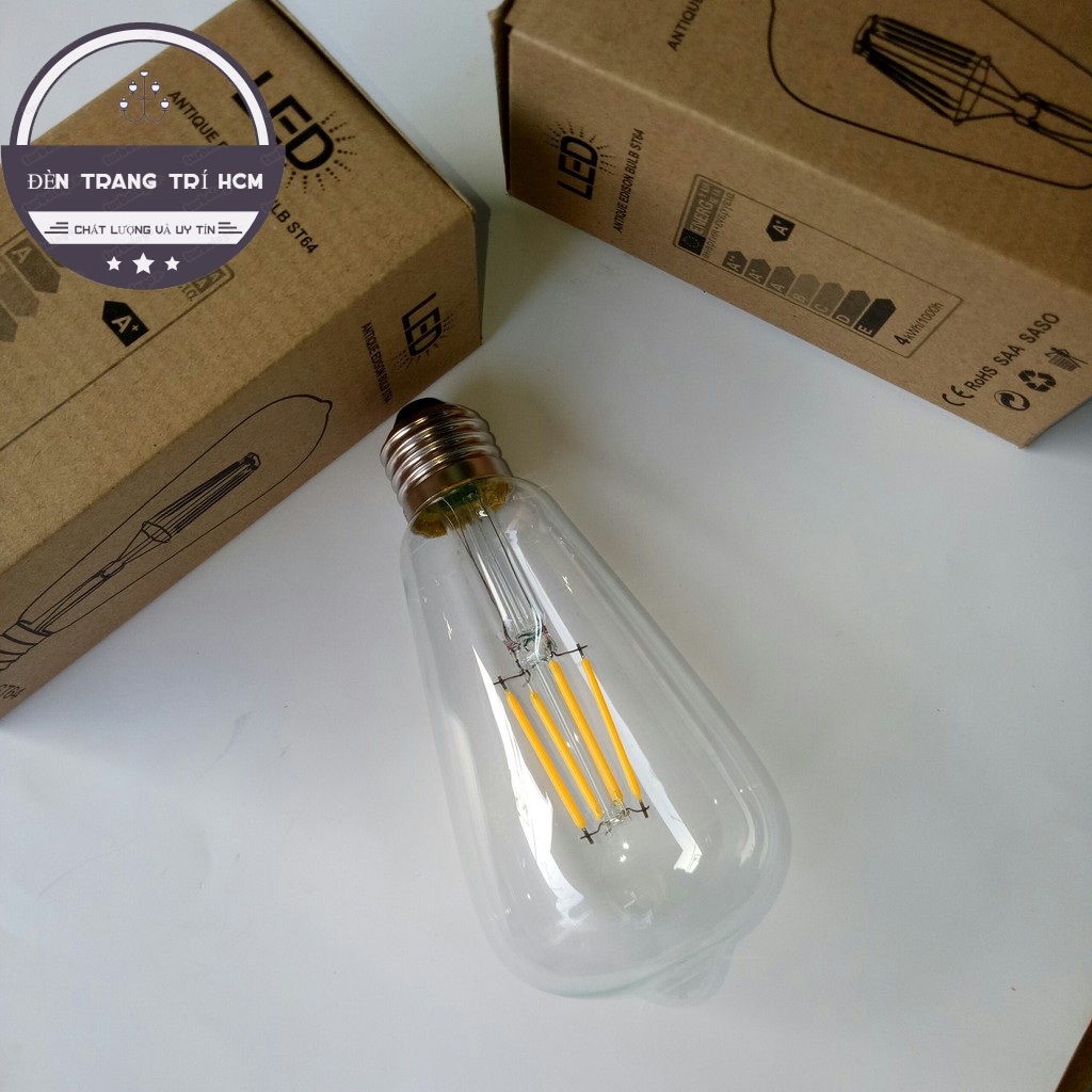Bóng LED Edison ST64 Công Suất 4W Kiểu Dáng Vintage | Shopee Việt Nam