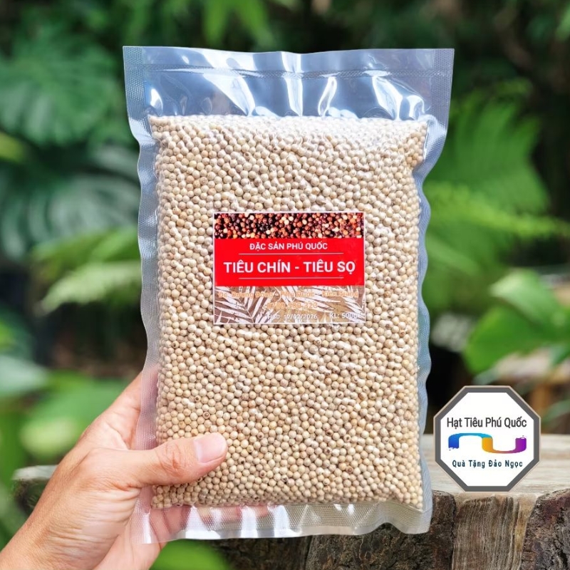 Tiêu Sọ Trắng Phú Quốc - gói 500g | Shopee Việt Nam