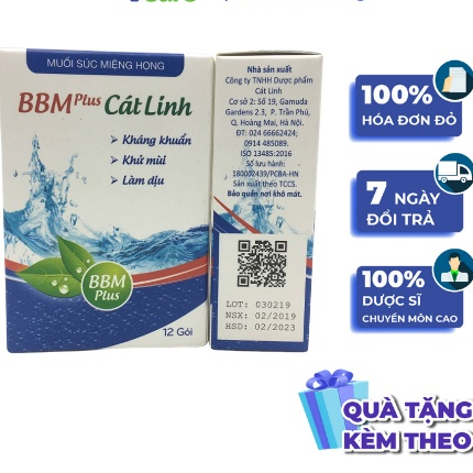 [Chính Hãng] Muối súc miệng họng BBm Plus Cát Linh | Shopee Việt Nam