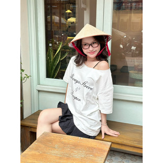 Áo Thun Nữ Trễ Vai Cotton chất liệu thun cotton Co Dãn 4 chiều-Kraken Drk.