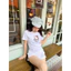 Áo Thun Nữ Baby Tee "Hello Kitty" dễ thương - Kraken Drk 100% cotton co dãn 2 chiều thoáng mát mềm mịn