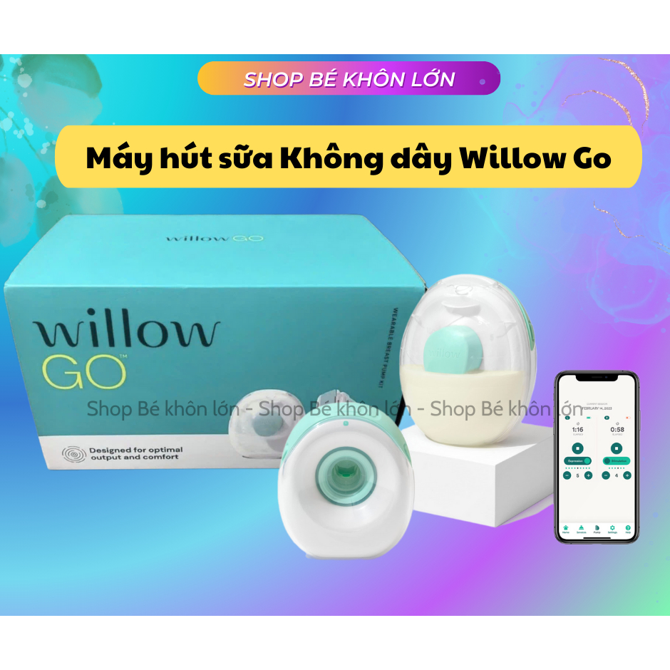 Máy hút sữa Willow Go bản mới có nút chặn không dây Mới nguyên tem