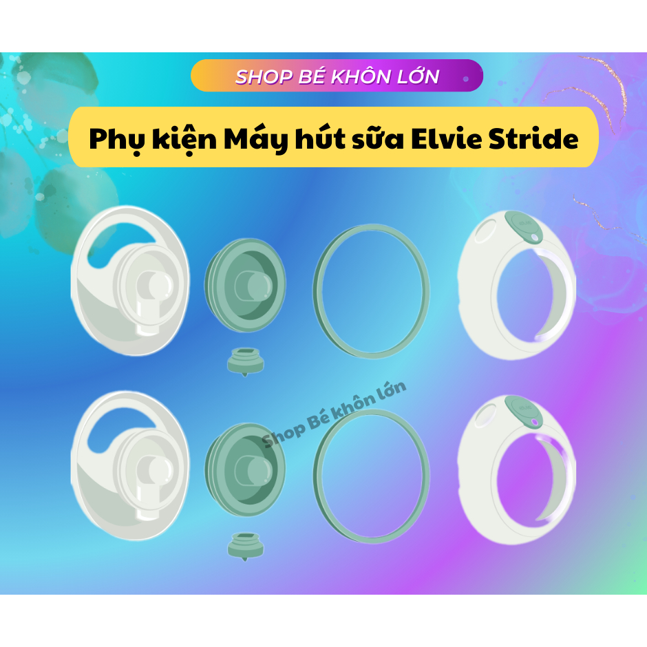 Phụ kiện máy hút sữa Elvie Stride mới 100%