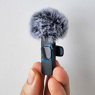 Combo Micro K9 và phụ kiện Mũ lọc gió thu âm chuẩn, lọc gió, tạp âm khi quay video, livetream