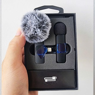 Combo Micro K9 và phụ kiện Mũ lọc gió thu âm chuẩn, lọc gió, tạp âm khi quay video, livetream