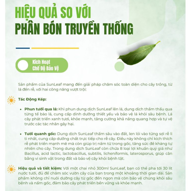Kích Rễ & Kích Mầm, Giúp Rễ Khỏe Hoa Sai Đậm Màu | 100% Hữu Cơ Chiết Xuất Chuối & Trứng | Phong Lan, Hoa Hồng | SUNLEAF