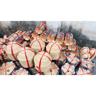 Tô Gốm Xưa Phết Xanh Nam Bộ - Tô Tượng Size Đại 21cm - Gốm Lái Thiêu - Gốm Xưa Cho Người Hoài Niệm
