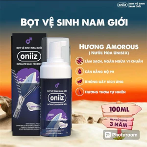Bọt vệ sinh nam giới Oniiz Dung dịch vệ sinh nam tạo bọt 100ml