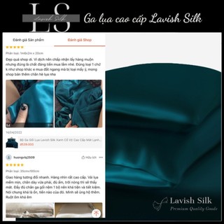(Best Seller]Trọn Bộ Chăn  [Best Ga Gối Lụa Lavish Silk Cao Cấp Mát Lạnh Hàng Loại 1  - Xanh Cổ Vịt