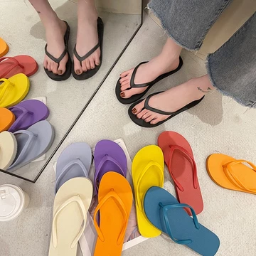 ⭐Có Hàng Sẵn⭐Dép Xỏ Ngón Chống Trượt Thoải Mái Thời Trang Mùa Hè Cho cả nam và nữ, Nam Nữ Dép - Màu trơn Giá Rẻ