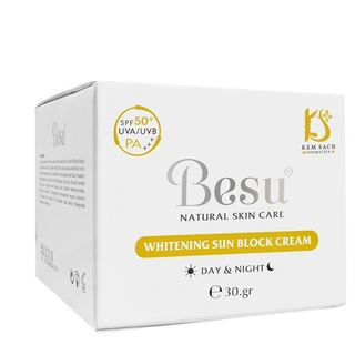 Kem Chống Nắng Dưỡng Trắng Da Besu - Giá Bán lẻ 1 hộp