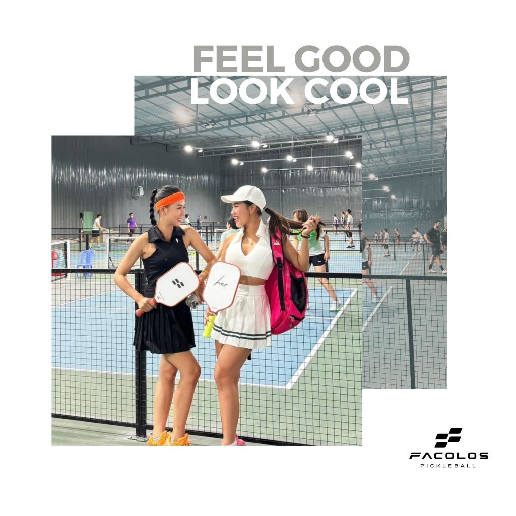 ✅  [Ship Hoả Tốc] Vợt Pickleball Facolos Him/ Her Lifestyle Series chính hãng, trendy đầy cá tính