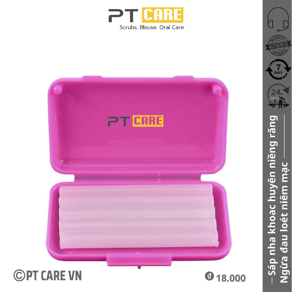 PT CARE | 01 Hộp Sáp Nha Khoa Niềng Răng - Hương Trái Cây Đau Mắc Cài ...