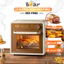 Lò nướng điện Bear DKX-F18G5 18L dung tích 1400W 15 chương trình nầu ăn có sẵn chiên không dầu