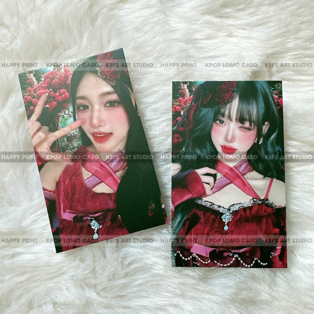 [GIÁ GOM] Set 100c card des IVE: thẻ ảnh thiết kế Wonyoung, Gaeul, Liz, Leeseo, Rei, Yujin