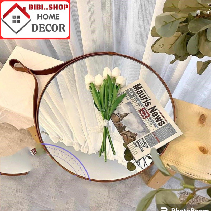 Gương tròn treo tường 🔥𝗛𝗔̀𝗡𝗚 𝗖𝗢́ 𝗦𝗔̆̃𝗡🔥 , Gương treo bàn trang điểm