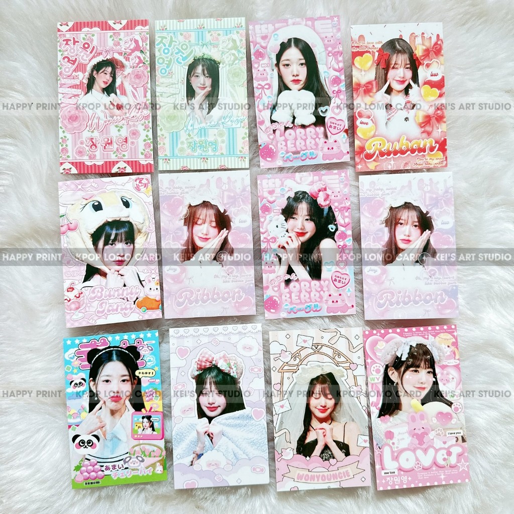 [GIÁ GOM 1 MẪU] Set 20 CÁI card des Wonyoung - thẻ ảnh thiết kế wonyoung nhóm IVE, wony, jang wonyoung, card wonyoung