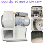 Quạt sên Ly Tâm công suất 1.1KW cánh lồng sóc ( Cánh Nan ) - Hút Mùi - Hút Khói Bếp... Dây Đồng 100% — ảnh 1