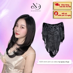 Tóc giả Tóc Kẹp phím short layer - Nguyen Dolly - Độ dài 30cm