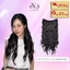 Tóc giả Tóc Kẹp phím 9 xoăn Hippe - Nguyen Dolly - Độ dài 45cm