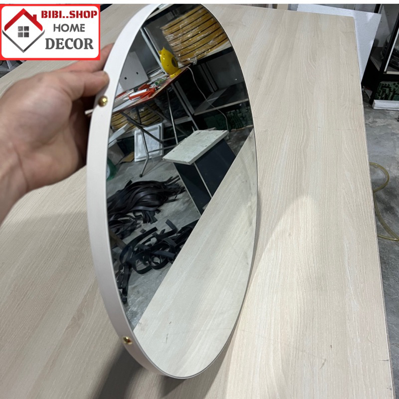 Gương Nhà Tắm Treo Tường Khung Hợp Kim Nhôm Chống Gỉ – Gương Soi Toàn Diện Sang Trọng