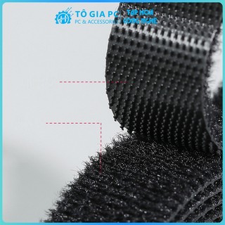 Cuộn dây quấn tai nghe cáp sạc dây điện cáp máy tính chống rối, dây buộc gọn cáp dây Velcro quản lý cố định dây cáp